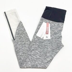 NEW Mondetta space dye leggings in grey combo